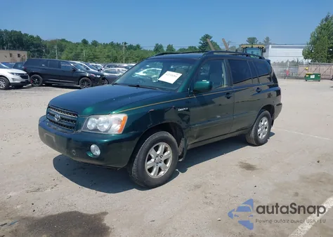 2001 Toyota Highlander V6 from USA, damaged, VIN JTEHF21A710037662